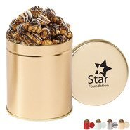 Gourmet White & Dark Chocolate Swirl Popcorn Tin, Quart