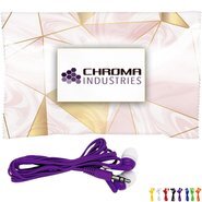 Wrapped Up Ear Bud Set, Marble Design