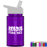Mini rPET UpCycle Sports Bottle w/ Flip Straw Lid, 16oz.