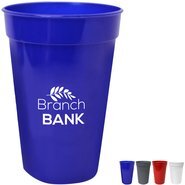 MicroHalt Plastic Stadium Cup , 17oz.