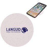Qi Disc Wheat Straw Wireless Charging Pad