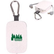 Flip P1200 Wheat Straw Power Bank, 1200mAh