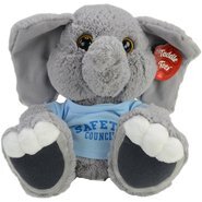 Taddle Toes Elephant Plush, 10"