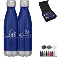 Swiggy Stainless Steel Bottle Gift Set, 16 oz.