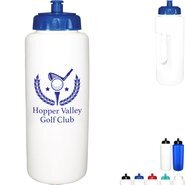 MicroHalt Grip Push 'n Pull Cap Sport Bottle, 32 oz.