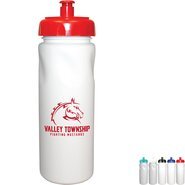 MicroHalt Bike Bottle  Push 'n Pull Cap, 24oz.