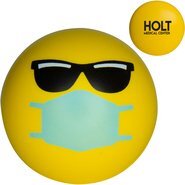 Cool Emoji PPE Mask Stress Reliever Ball