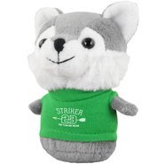Shorties Plush Wolf, 4"