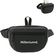 Grid Nylon Fanny Pack