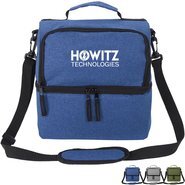 Lunch Break Dual Compartment Polyester Lunch Cooler