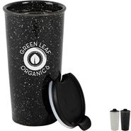 Perka® Salento Double Wall Ceramic Tumbler, 14oz.