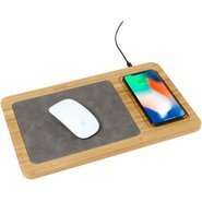 Auden Bamboo Wireless Charging Mouse Pad