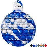 Round Fiddle Popper Silicone Sensory Toy