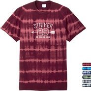 Port & Company® Allover Stripe Tie Dye Cotton Unisex Tee