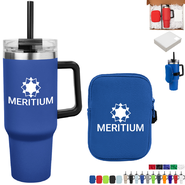 Intrepid Traveler Tumbler & Pouch Set