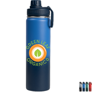 Alaska Ombre Stainless Steel Double Wall Water Bottle Full Color, 25oz.