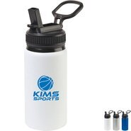 Jett Aluminum Straw Lid Hydration Bottle, 16oz.
