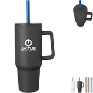 Jackson Basics Intrepid Stainless Steel Tumbler w/ Straw, 40oz.