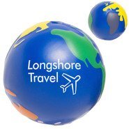 Multicolored Earth Ball Stress Reliever