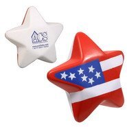 Patriotic Star Stress Reliever