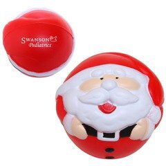 Round Santa Stress Reliever