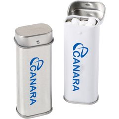 Tall Mint Hinged Flip Top Tin