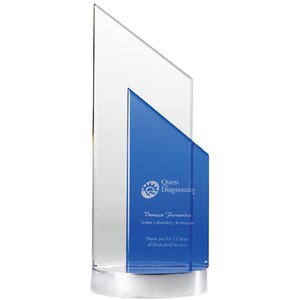 Bergen Cobalt Optically Perfect Award, 4" x 10"