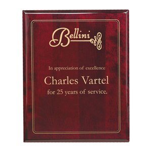 Classic Rosewood Award Plaque, 8" x 10"
