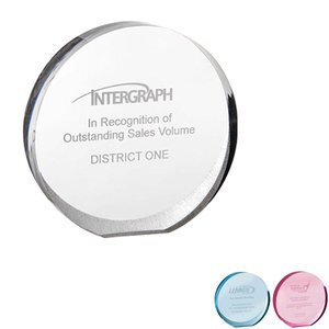 Orbit Round Acrylic Award, Medium, 5-13/16"