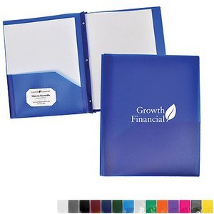 Three Prong Twin Pocket Poly Presentation Folder