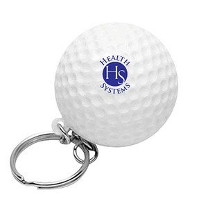 Golf Ball Stress Reliever Key Chain