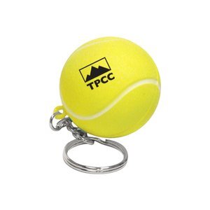 Tennis Ball Stress Reliever Key Chain