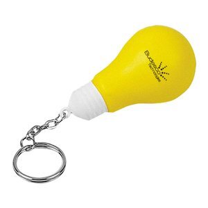 Lightbulb Stress Reliever Key Chain