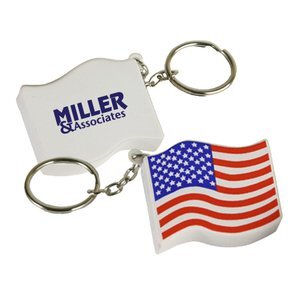 US Flag Stress Reliever Key Chain