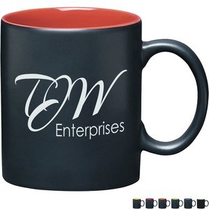 Cosmic Black Ceramic Mug, 11oz.