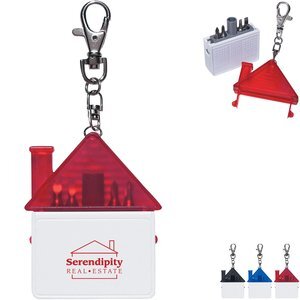 House Shape Tool Kit Keychain