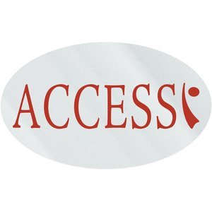 Oval Shape Custom Sticker - Clear, 5/8" to 1 1/8"