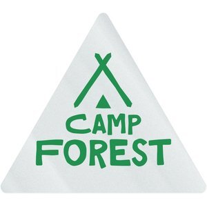 Triangle Shape Custom Sticker - Clear, 1"