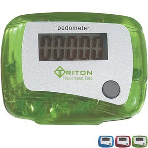 Translucent Single Function Step Counter Pedometer