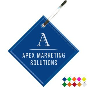 Reflective Hook Zipper Pull, Diamond