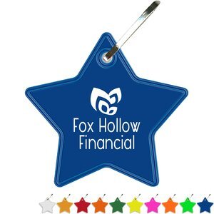 Reflective Hook Zipper Pull, Star
