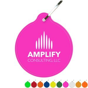 Reflective Hook Zipper Pull, Small Circle