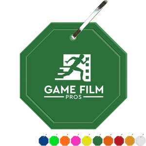 Reflective Hook Zipper Pull, Octagon