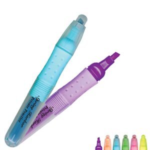 Rubber Grip Fluorescent Highlighter