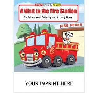 A Visit to the Fire Station Coloring & Activity Book