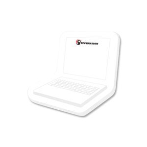 Post-it® Custom Printed Die-Cut Notes - Laptop Shape