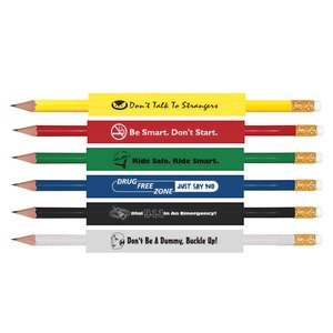 Safety Pencils Standard Colors, Stock Assortment