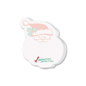 Post-it® Custom Printed Die-Cut Notes - Santa Shape