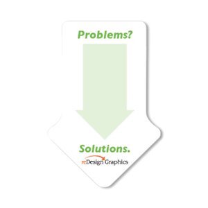 Post-it® XL Custom Printed Die-Cut Notes - Arrow Shape