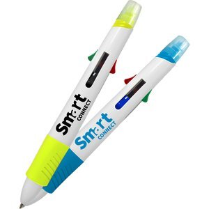 Five in One Highlighter/4 Color Pen Combo